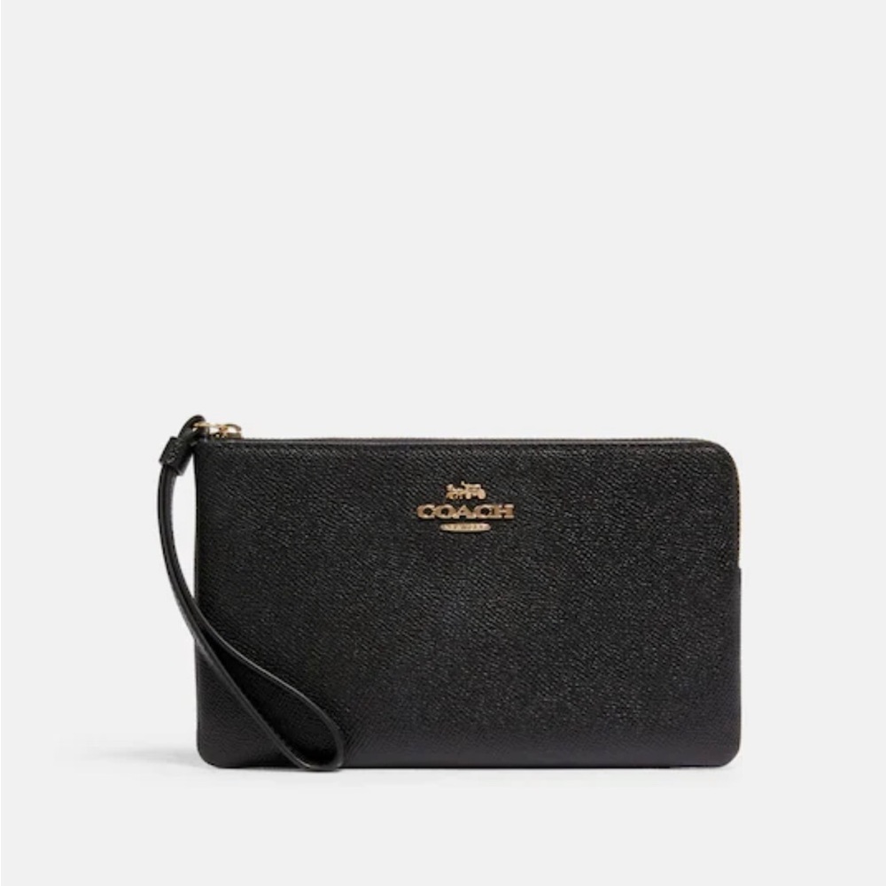 COACH Corner Zip Wristlet